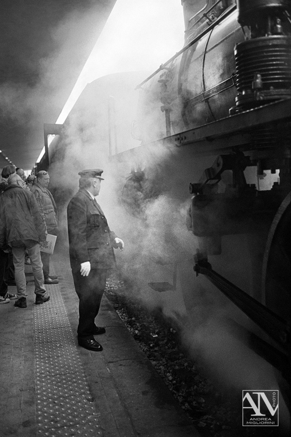 Photo Reportage Locomotiva a Vapore Treno Natura Siena Val D'Orcia