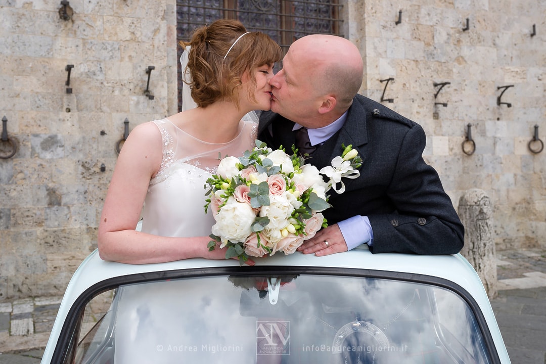 Photo Wedding in Siena Palazzo Comunale