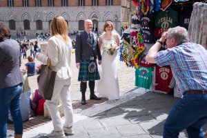 Photo Wedding in Siena Palazzo Comunale