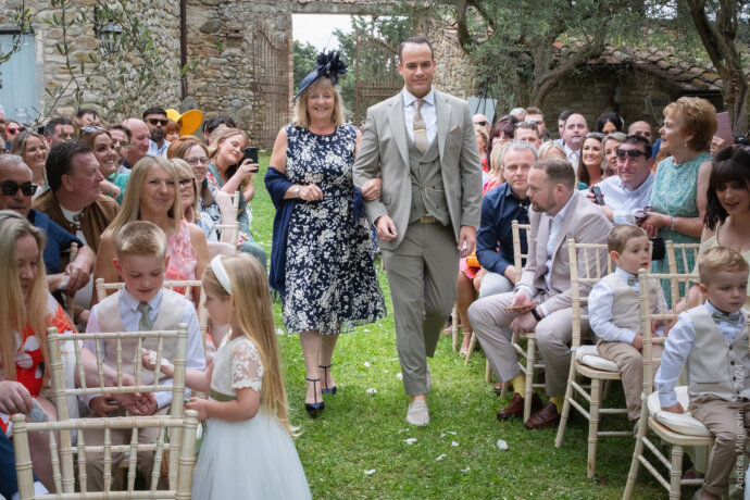 Ceremony in Castello di Bibbione