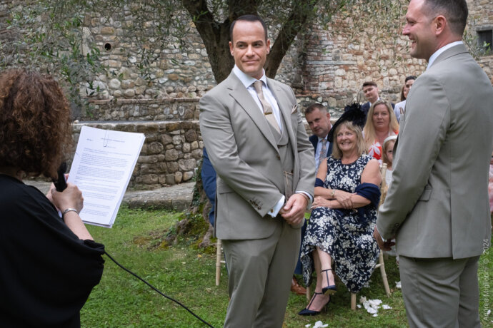 Ceremony in Castello di Bibbione