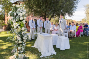 Ceremony in Tenuta Quadrifoglio